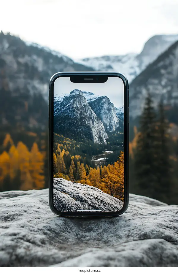 Mountain Landscape Phone Screen