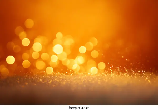 Golden Sparkling Background for Holiday Season