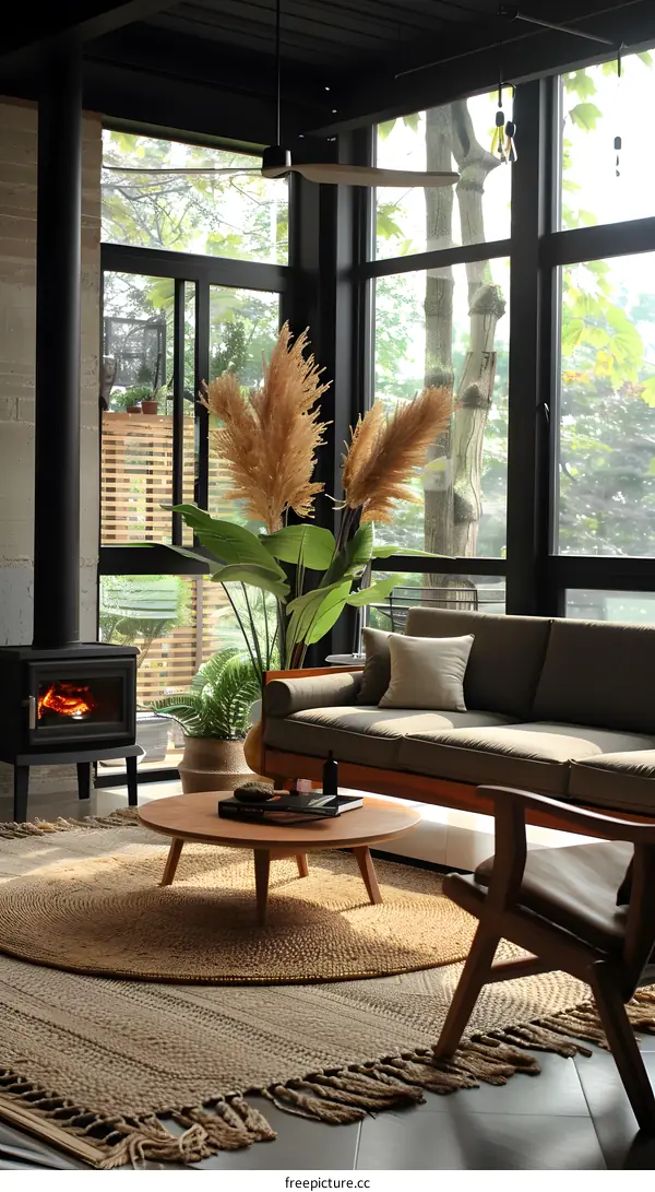 Modern living room interior design