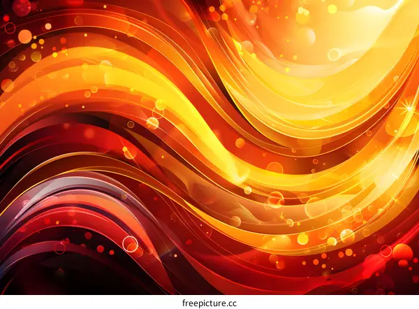 Abstract Orange and Red Background Design