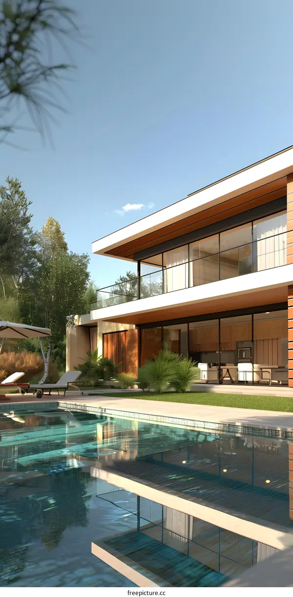 Modern House with Swimming Pool