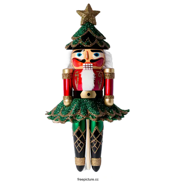 [Transparent Background PNG]Christmas Tree Nutcracker Decor