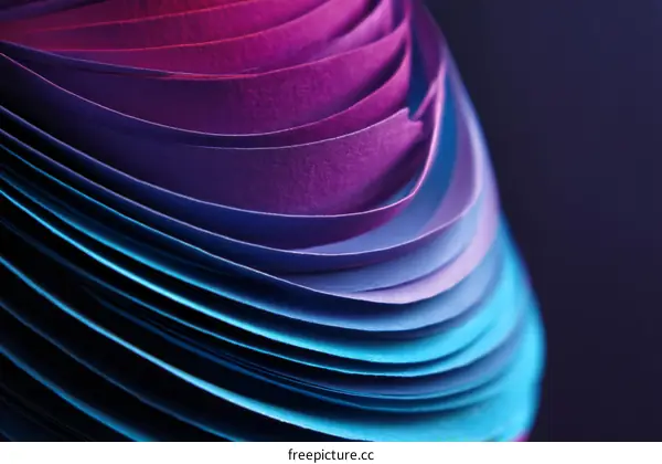 Abstract Colorful Paper Layers Design