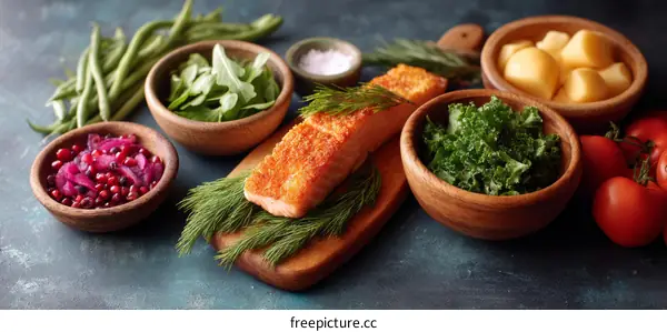 Delicious Healthy Salmon Dish with Vegetables
