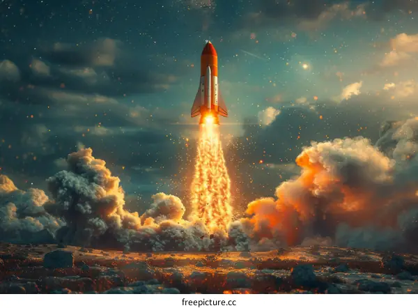 Space Shuttle Launch: A Powerful Moment in History