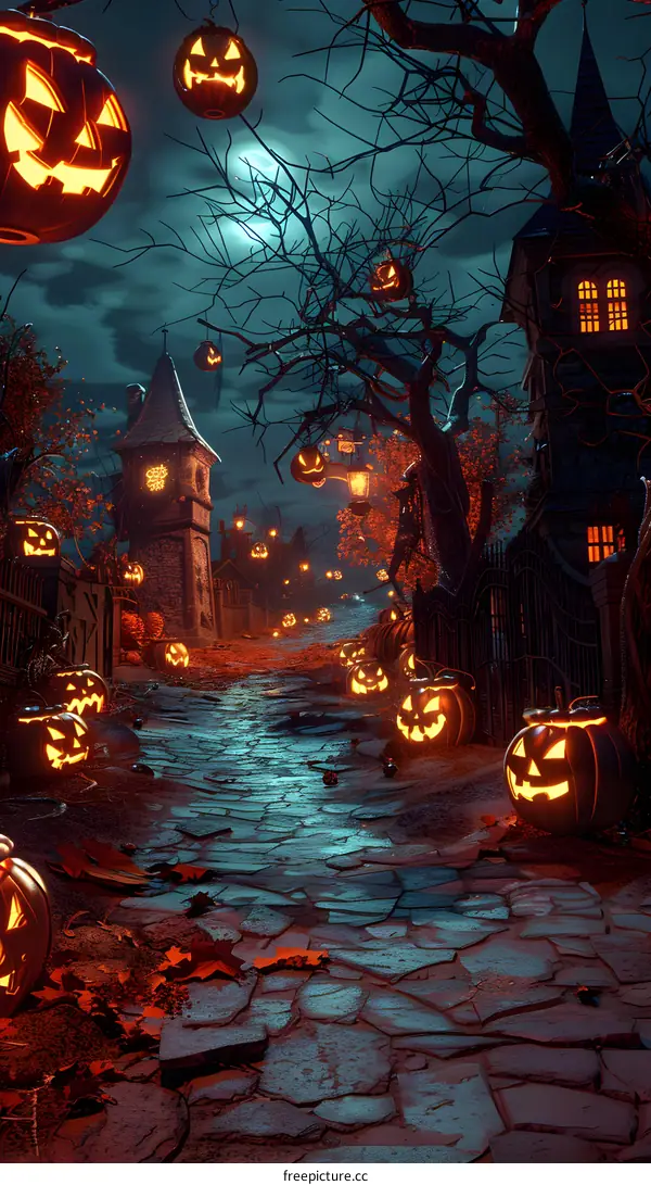 Halloween Pumpkin Town