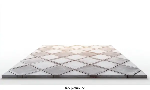 Modern Paving Stone Surface Display