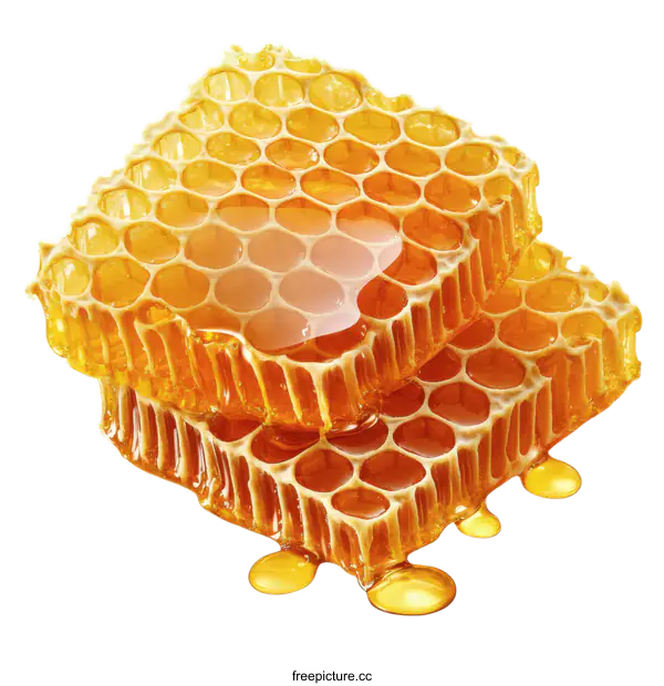 [Transparent Background PNG]Honeycomb Honeycomb Honey Sweetness