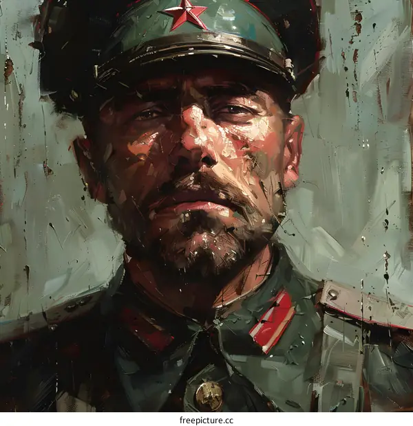 Portrait of a Soviet Officer