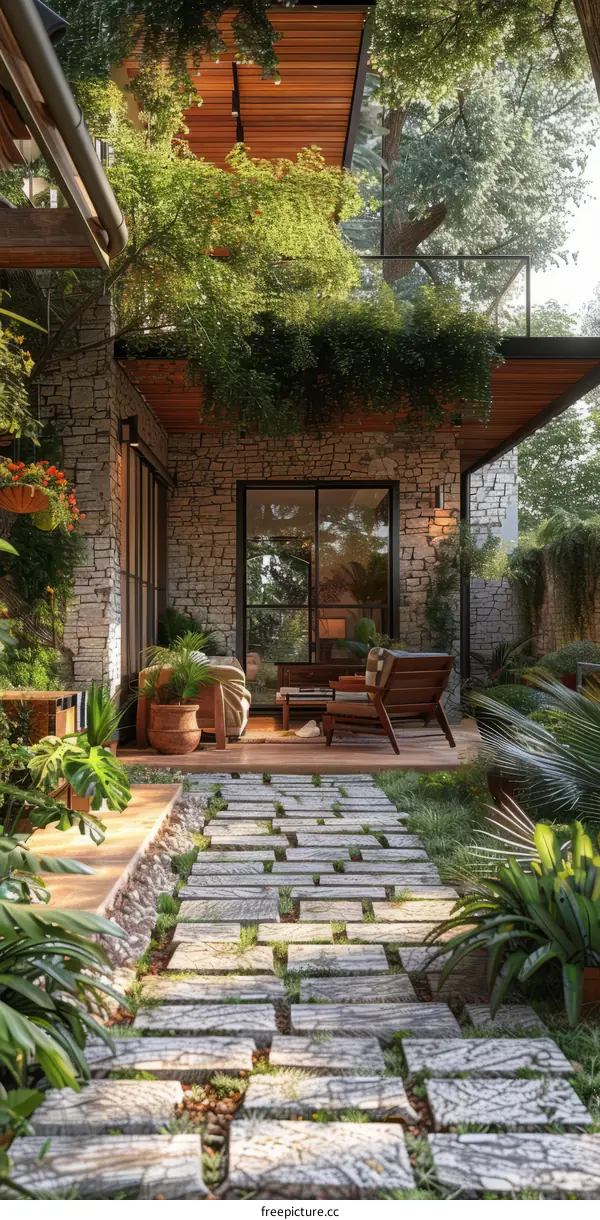 The beauty of nature in modern house design