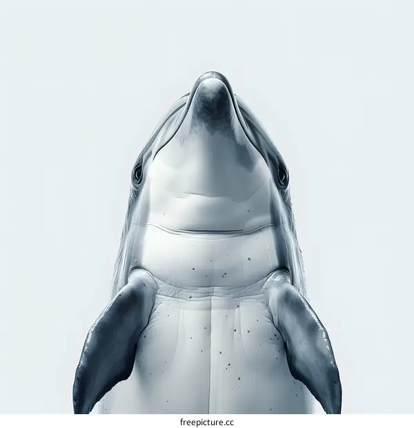 Curious Dolphin Portrait