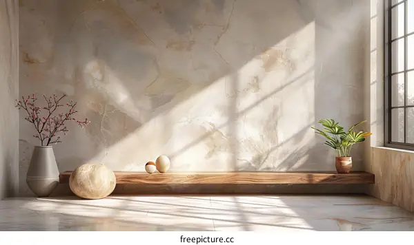 Modern Minimalist Interior Design Illustration