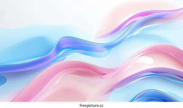 Colorful abstract waves