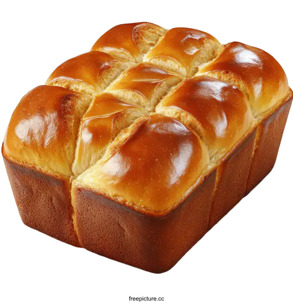 [Transparent Background PNG]Baked Bread Loaves in a Pan
