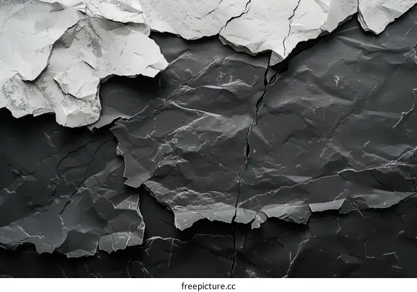 Black and white marble texture background