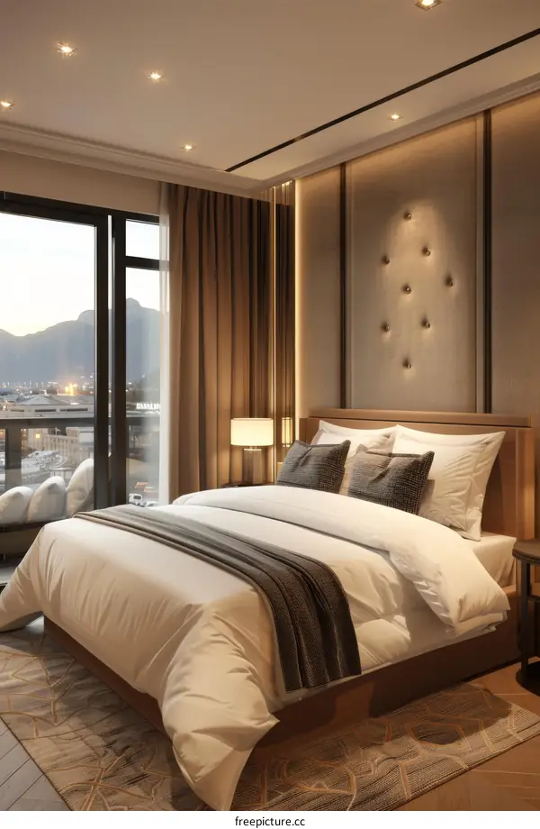 Luxury Bedroom Interior Design Illustration