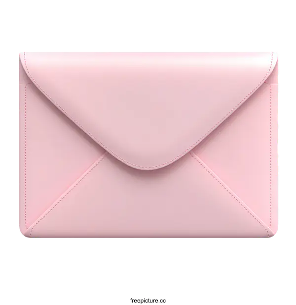 [Transparent Background PNG]Pink Envelope Case Illustration