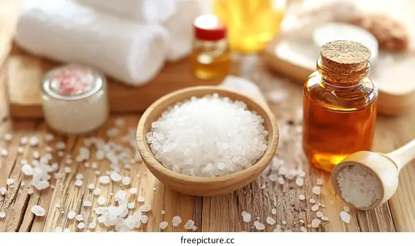 Spa Salt Treatments and Wellness Products