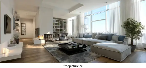 Modern Apartment Living Room Design