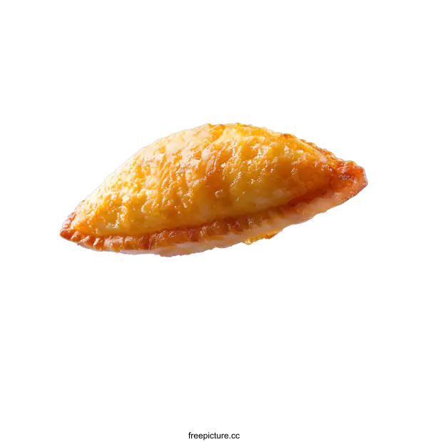 [Transparent Background PNG]Single Fried Pastry Isolated on White Background