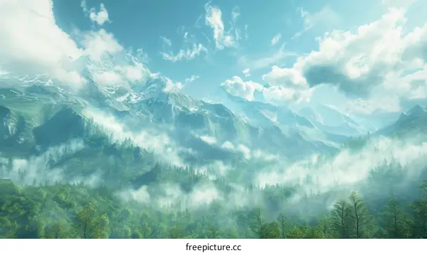 Majestic Mountain Peaks