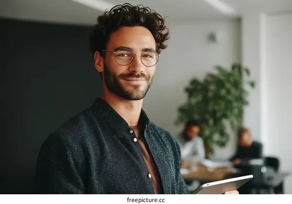 Business Professional Portrait in Modern Office