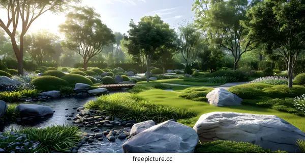 Landscape design效果图