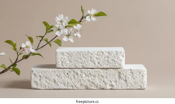 Elegant Spring Blossom Display Stand