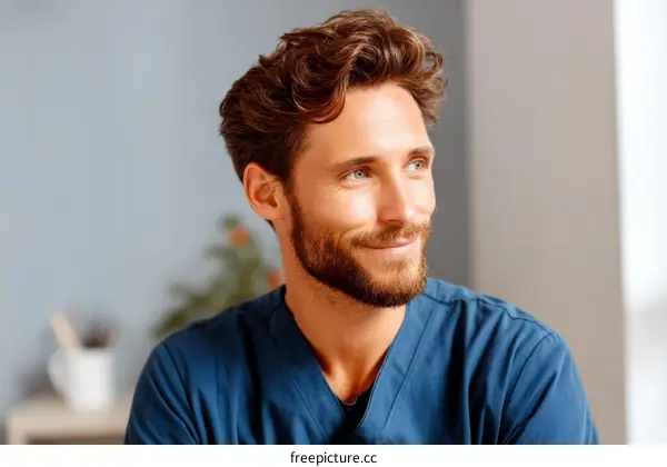 Portrait of a Confident Male Healthcare Professional