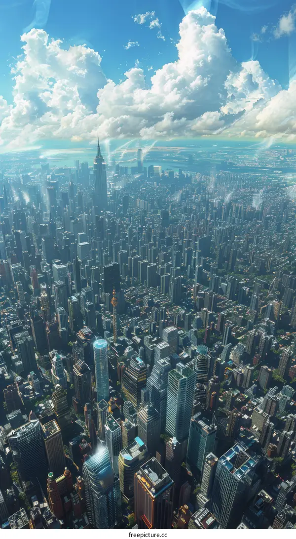 New York City Skyline from Above