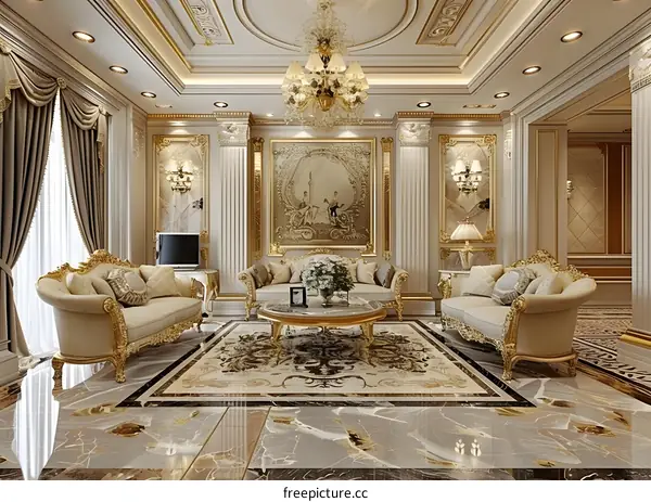 Luxurious living room