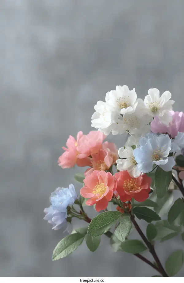 Colorful Flowers in Soft Light