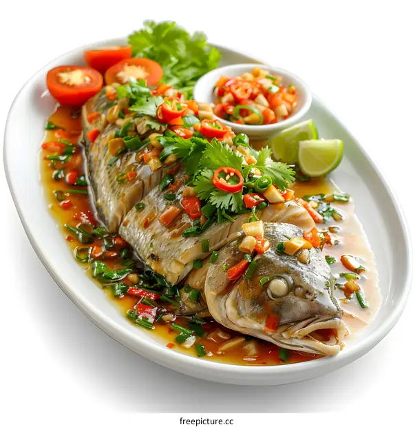 Steamed Fish with Soy Sauce