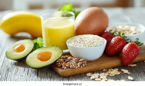 Healthy Breakfast Food Variety