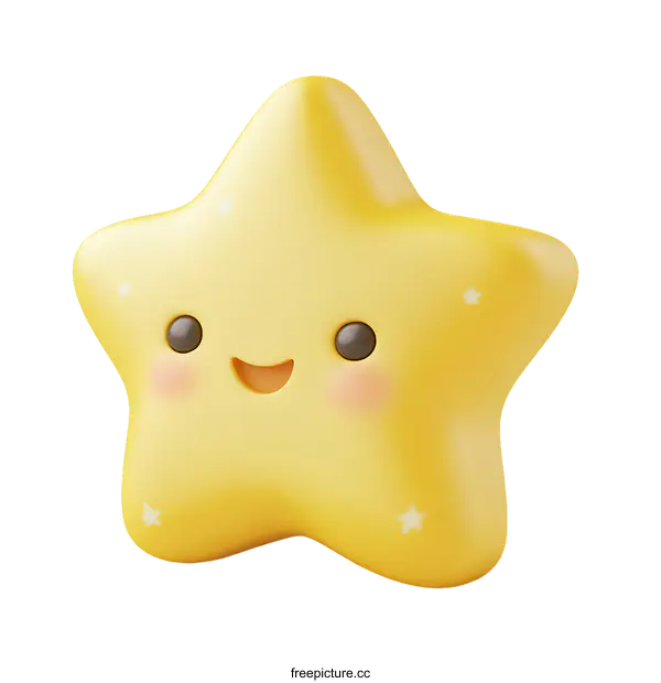 [Transparent Background PNG]Cute Cartoon Star Illustration