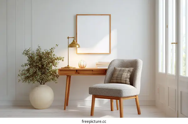 Modern Minimalist Home Office Design