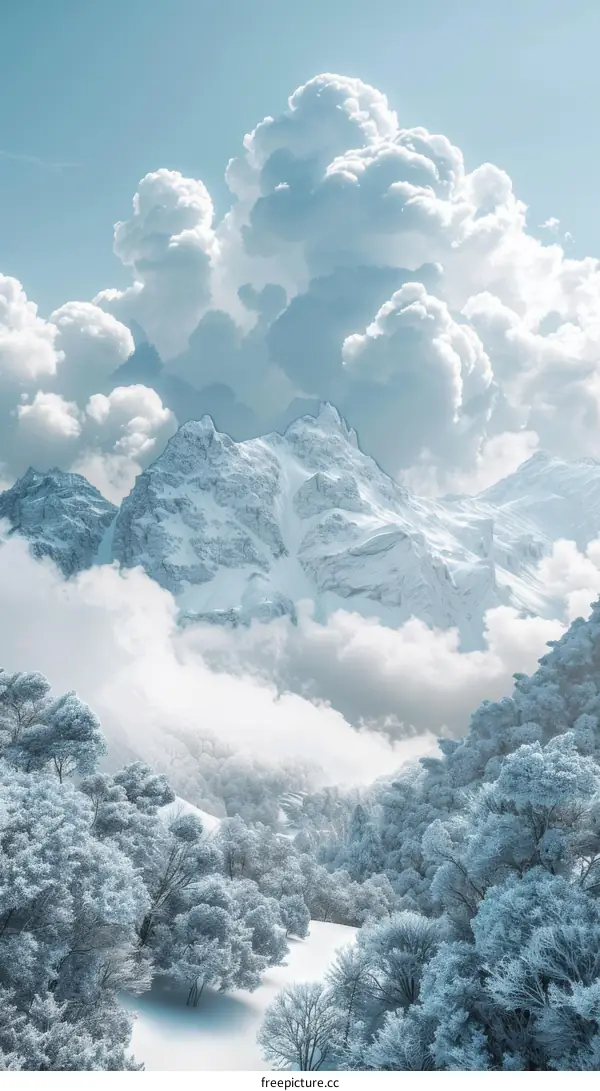 Winter Wonderland Mountain Majesty