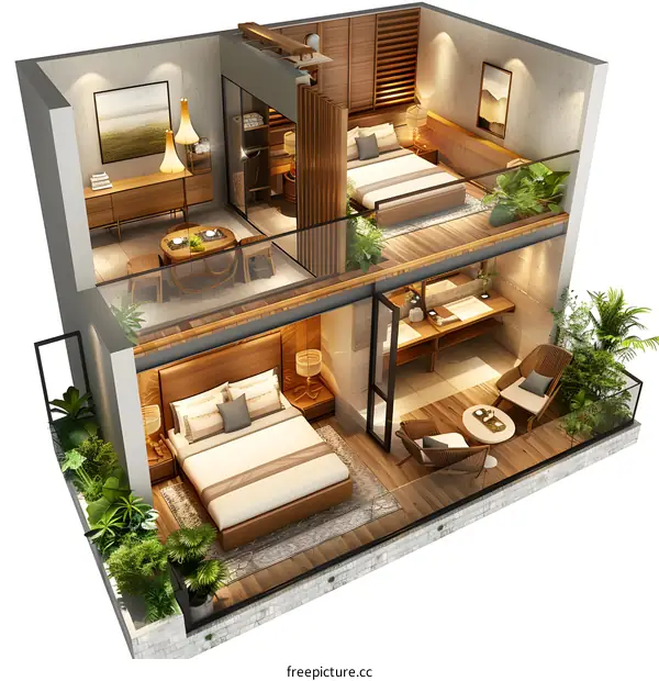 Duplex apartment