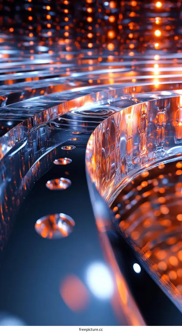 Abstract Geometric Design with Light Effects