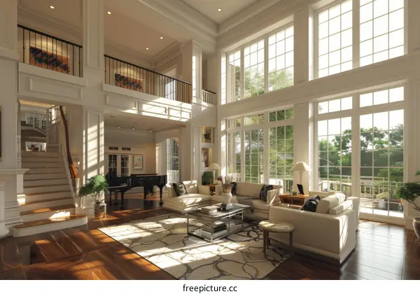 Modern Living Room with Bright and Airy Design