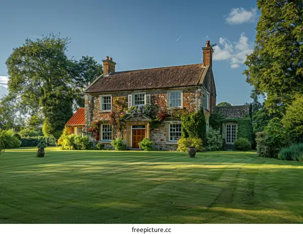 Beautiful Stone Country House with a Lush Garden