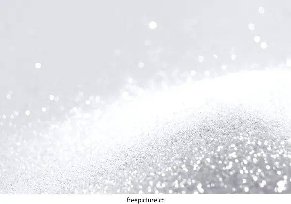 Silver Glitter Background Texture