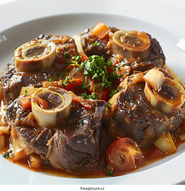 osso buco stew with vegetables