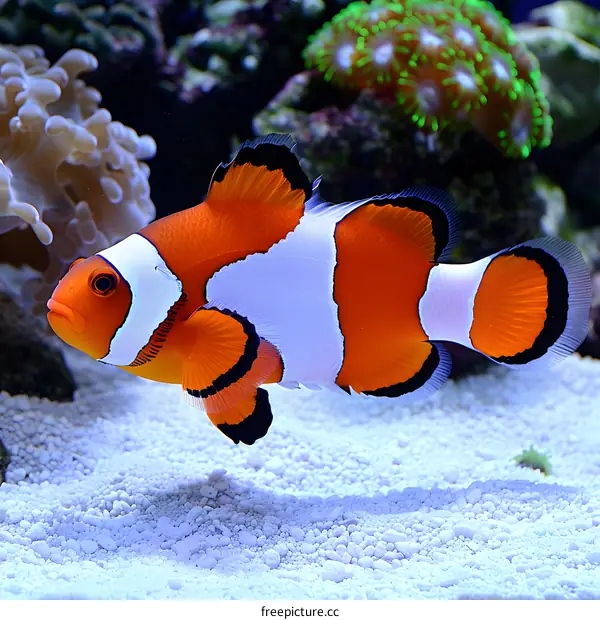 Clownfish in Aquarium