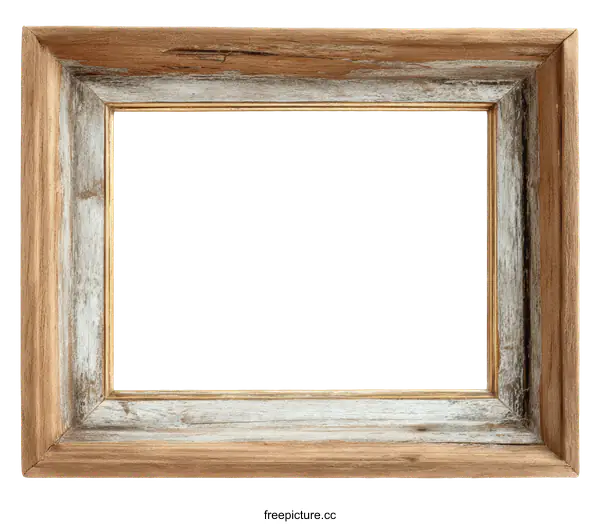 [Transparent Background PNG]Vintage Wooden Picture Frame Design