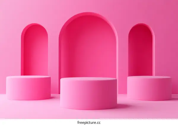 Pink Archway Display Stands