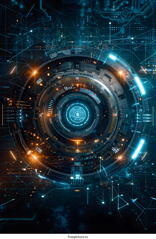 futuristic technology background