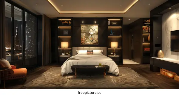 Modern Luxurious Bedroom Interior Design