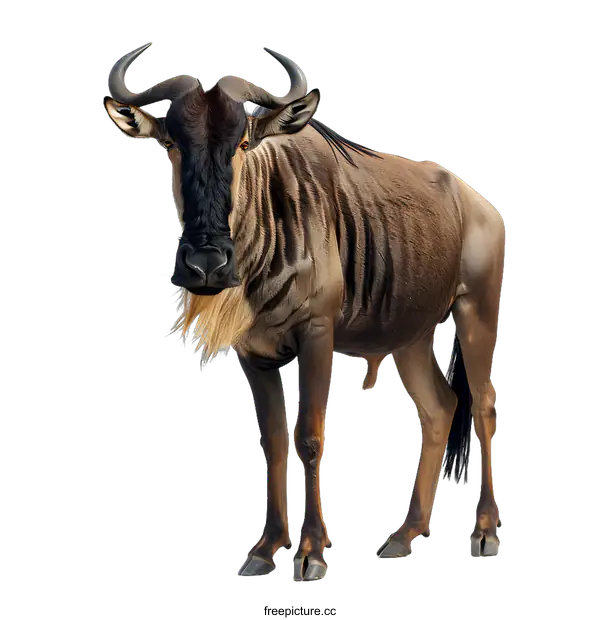 [Transparent Background PNG]wildebeest