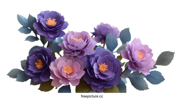 [Transparent Background PNG]Beautiful Paper Flower Arrangement